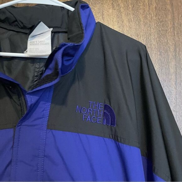 Vintage The North Face Softshell Jacket Mens Large Purple Black - Picture 4 of 10